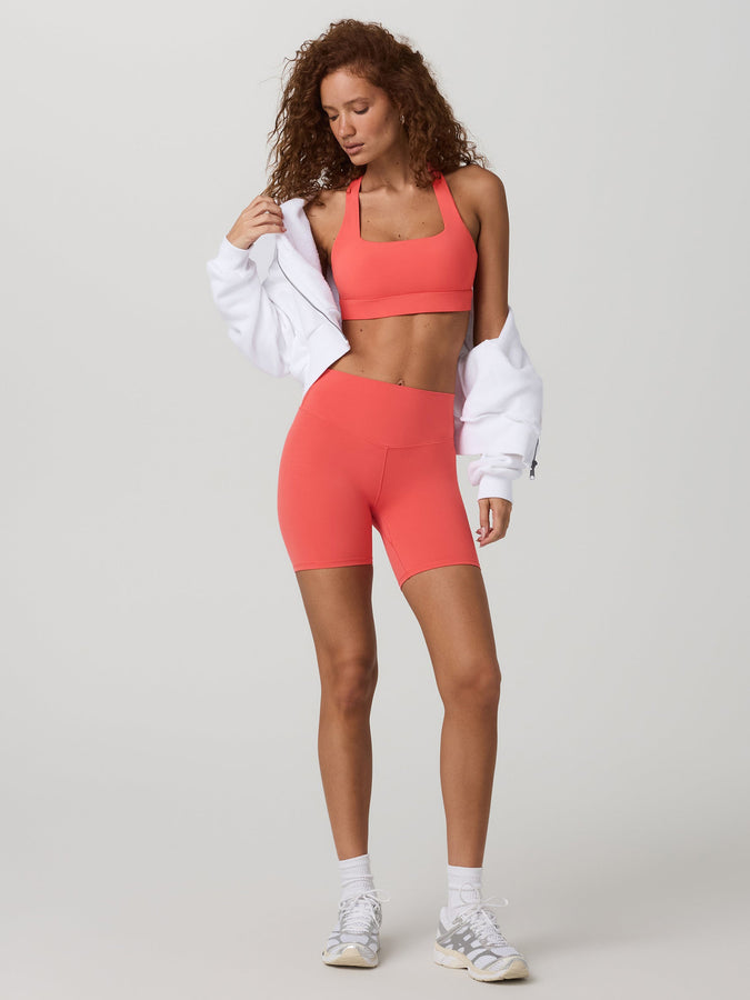 Vuori Daily Form Bra Top Spring 2026 | BRIGHT CORAL (BCR)