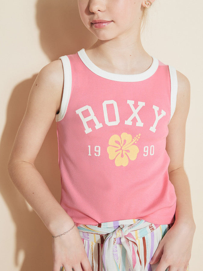 Roxy Collegiate Arch Tank Top (Youth 7-14) Spring 2026 | PLUMERIA (695)