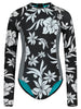 Roxy Oversized Floral One Piece Rashguard (Youth 7-14) Spring 2026