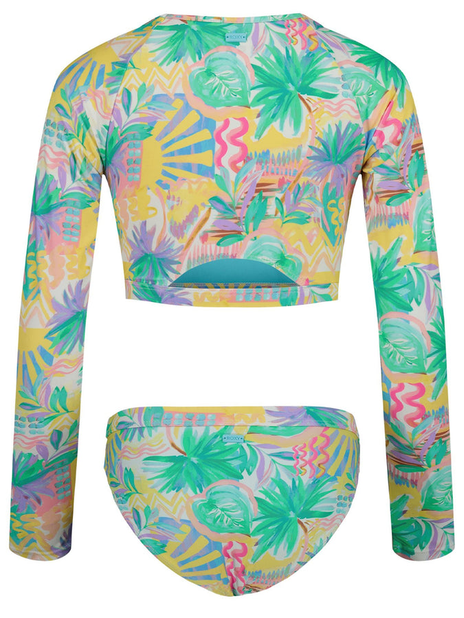 Roxy Palm Sun Crop Rashguard Set (Youth 7-14) Spring 2026 | BLUE RADIANCE (432)