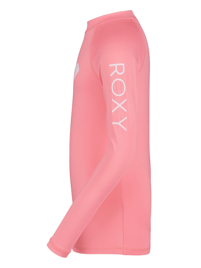 Roxy Whole Hearted Long Sleeve Rashguard (Kids 2-7) Spring 2026 | PLUMERIA (695)