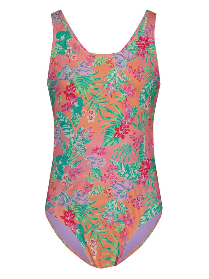 Roxy Coastal Breeze One Piece Swimsuit (Youth 7-14) Spring 2026 | PEACH PINK (668)