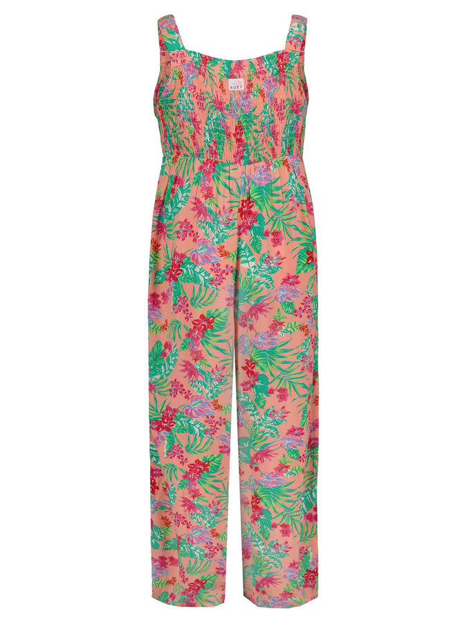 Roxy Coastal Breeze Jumpsuit (Youth 7-14) Spring 2026 | PEACH PINK (668)