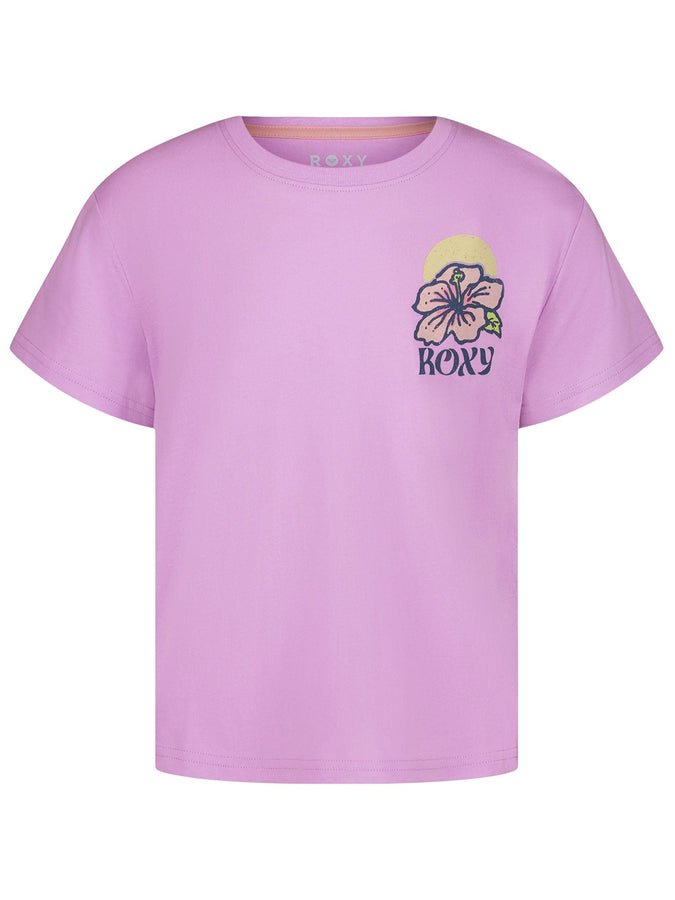 Roxy Board Biscus T-Shirt (Youth 7-14) Spring 2026 | CROCUS PETAL (518)