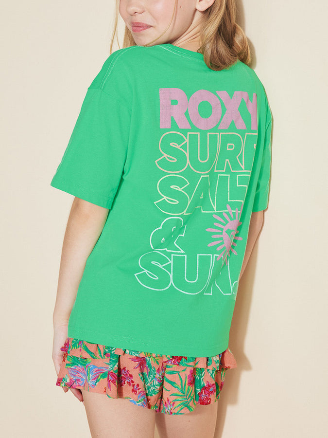 Roxy Oceanwave Oversized T-Shirt (Youth 7-14) Spring 2026 | MEADOW (323)