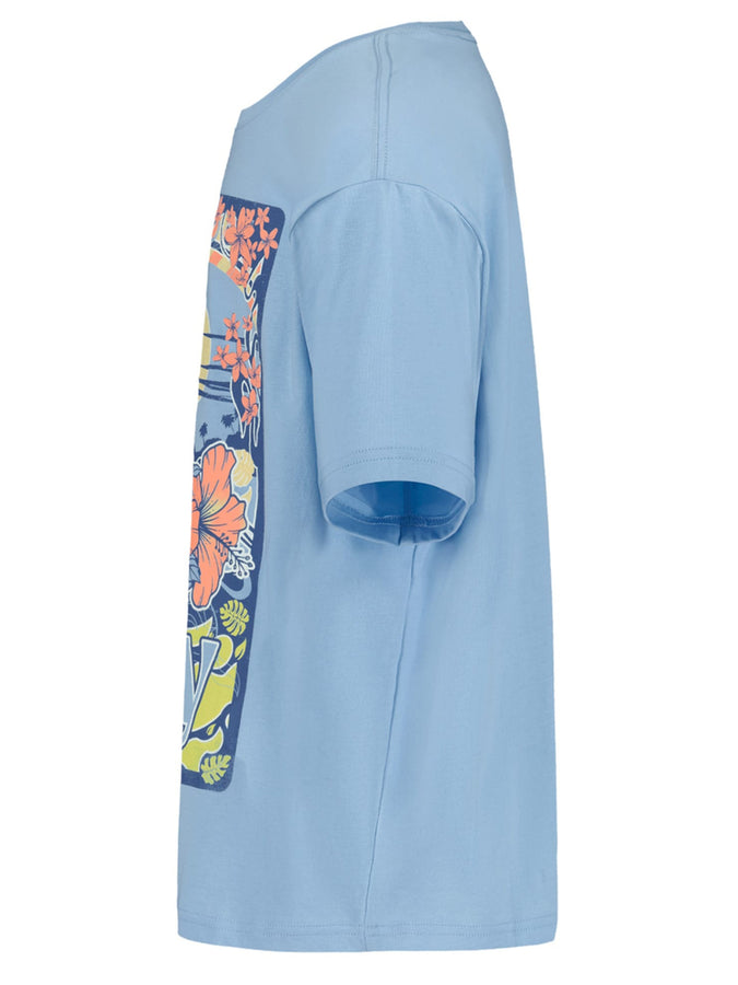 Roxy Low Tide Oversized T-Shirt (Youth 7-14) Spring 2026 | AIRY BLUE (414)