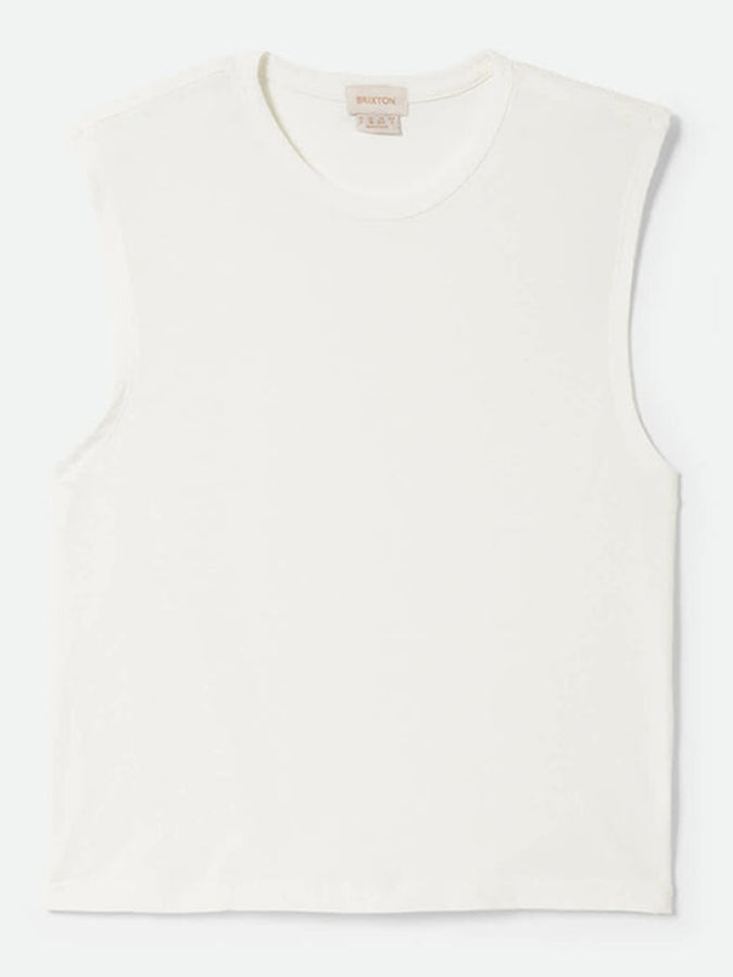 Brixton Carefree Organic Garment Dye Tank Top Spring 2026 |OFF WHITE