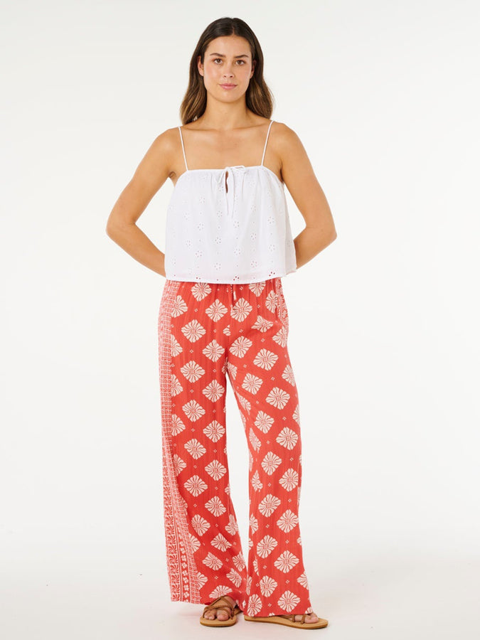 Rip Curl Oasis Broderie Tank Top Spring 2026 | WHITE (1000)