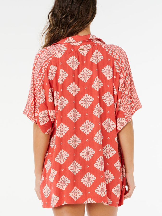 Ventura Viscose Short Sleeve Buttondown Shirt Spring 2026 |RED (0040)
