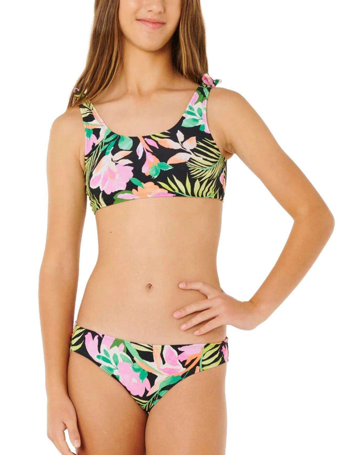 Rip Curl Molokaï Bra Bikini Set (Youth 7-14) Spring 2026 | BLACK (0090)
