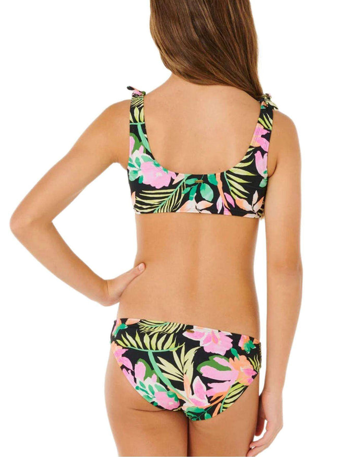 Rip Curl Molokaï Bra Bikini Set (Youth 7-14) Spring 2026 | BLACK (0090)