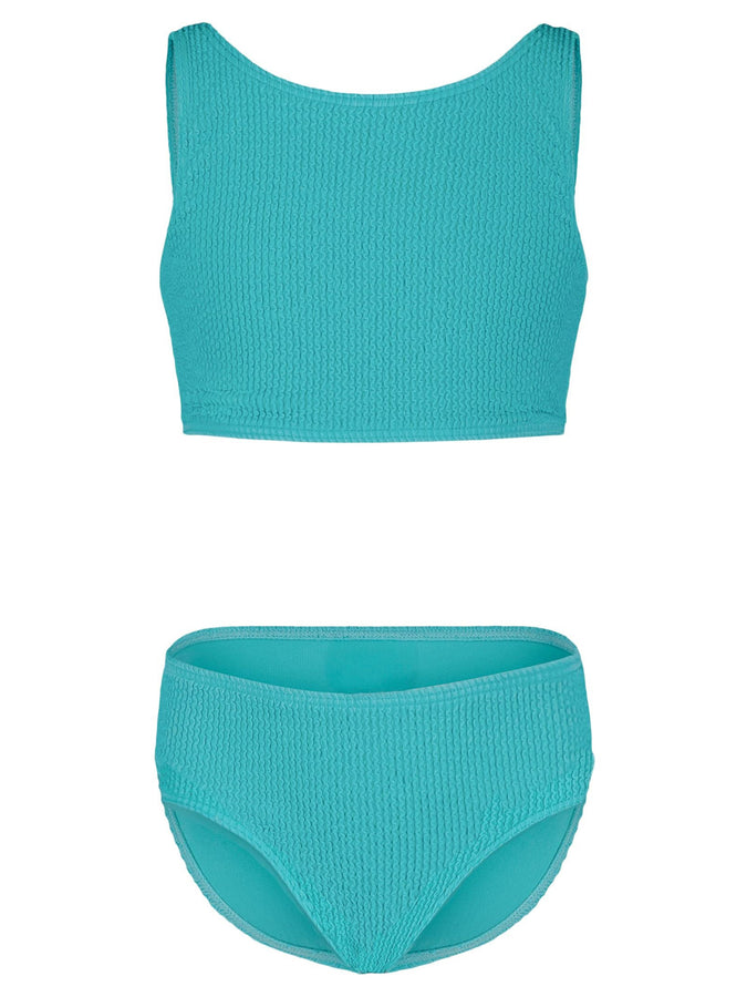 Roxy Crinkle Texture Bikini Set (Youth 7-14) Spring 2026 |BLUE RADIANCE (432)