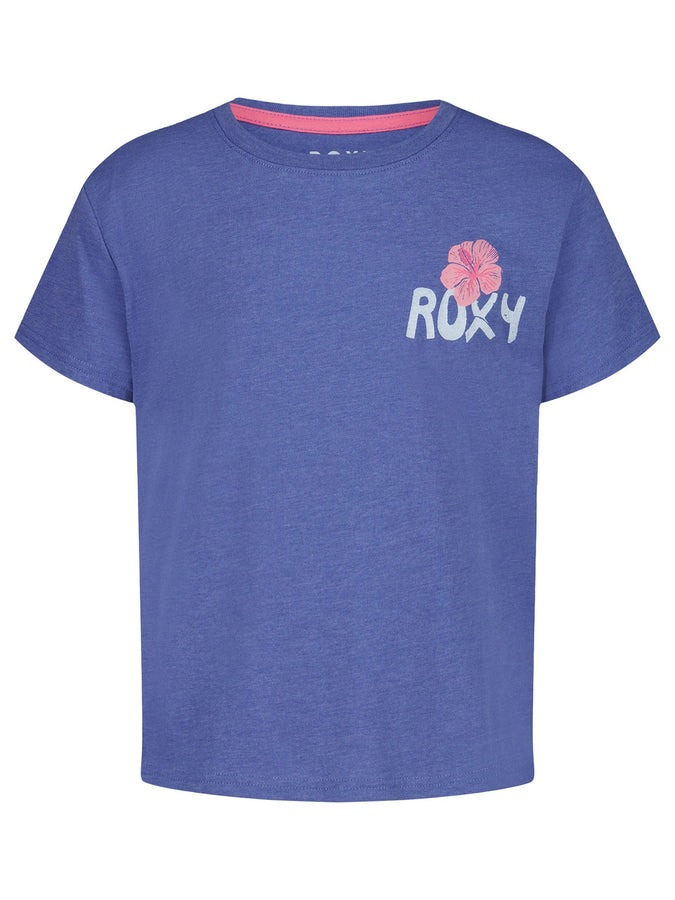 Roxy Surf Trip T-Shirt (Youth 7-14) Spring 2026 | DUTCH BLUE HEATHER (418)