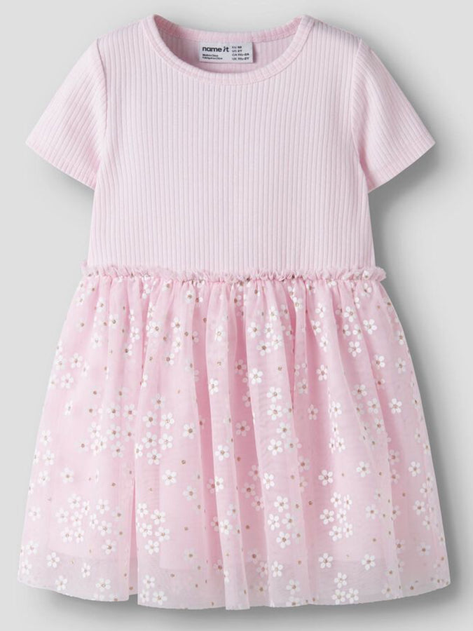 Name It Floral Dress (Kids 2-7) Spring 2026 | CRADLE PINK