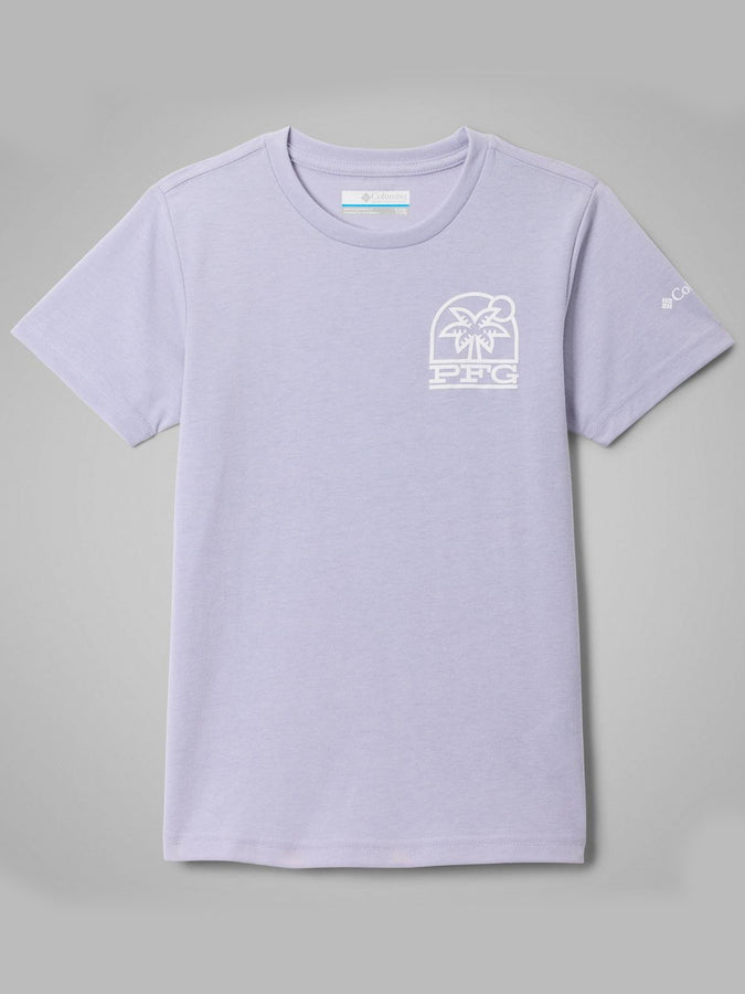 Columbia PFG Palm Waves T-Shirt (Youth 7-14) Spring 2026 | TWILIGHT (580)