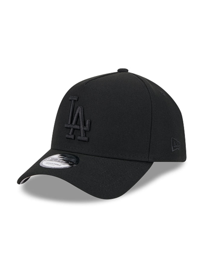 New Era 9Forty AF Poly 24185 Los Angeles Dodgers BLKBLK Hat | BLACK/BLACK