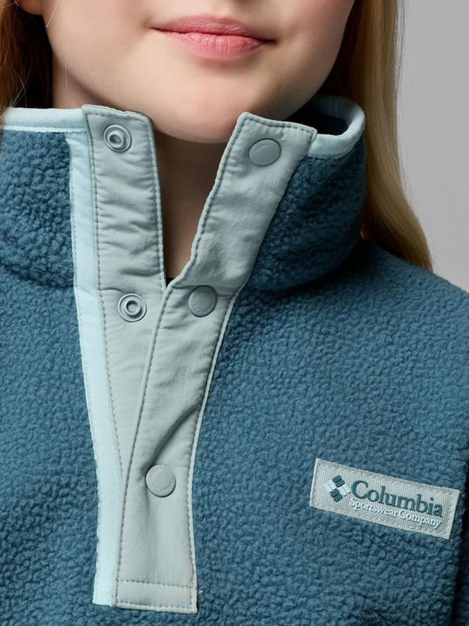 Columbia Helvetia II Half Snap Fleece (Youth 7-14) Spring 2026 | EVRBLUE/CRSH BLU/MRN LGT (429)