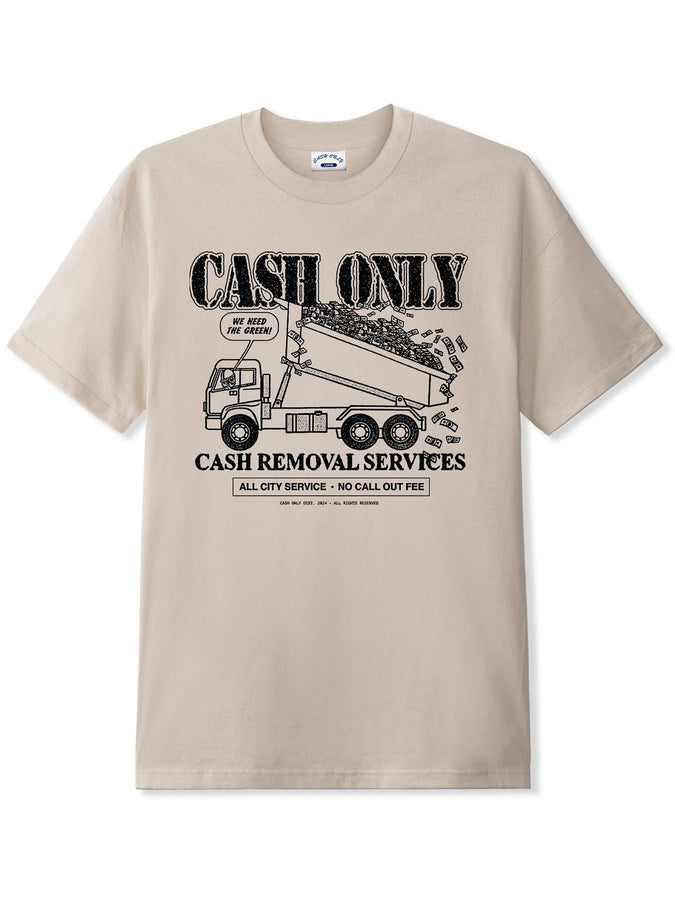 Cash Only Removal T-Shirt Spring 2025 | SAND