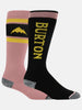 Burton Weekend Midweight 2 Pack Snowboard Socks 2024