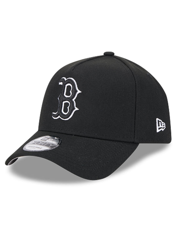 9Forty AF Poly 24185 Boston Red Sox BLKWHI Hat | BLACK/WHITE