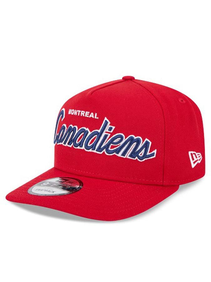 New Era 9Fifty Poly Script Montréal Canadien OTC Hat | RED