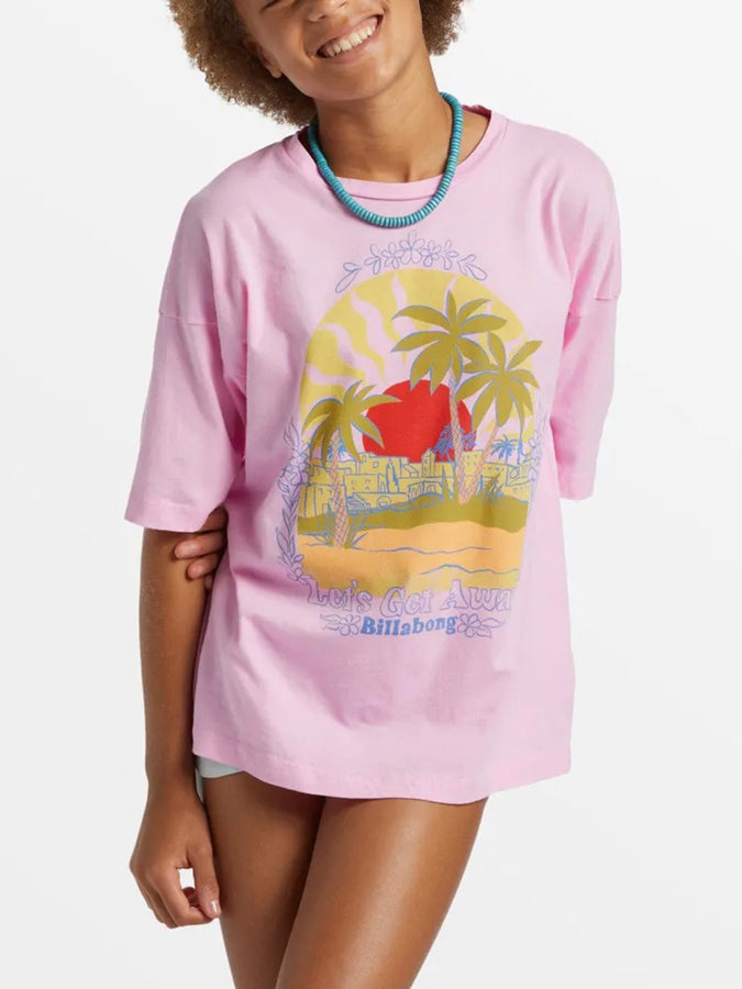Billabong Vacation Vibes Short Sleeve T-Shirt Summer 2024 | PINK DREAM