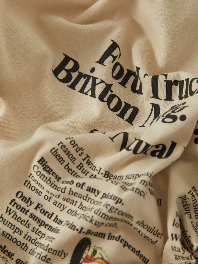 Brixton X Ford 71 Pickup T-Shirt Fall 2026 | WIMBLEDON WHITE