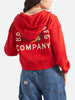 Brixton Trophy Horse Cropped Zip Hoodie Spring 2026