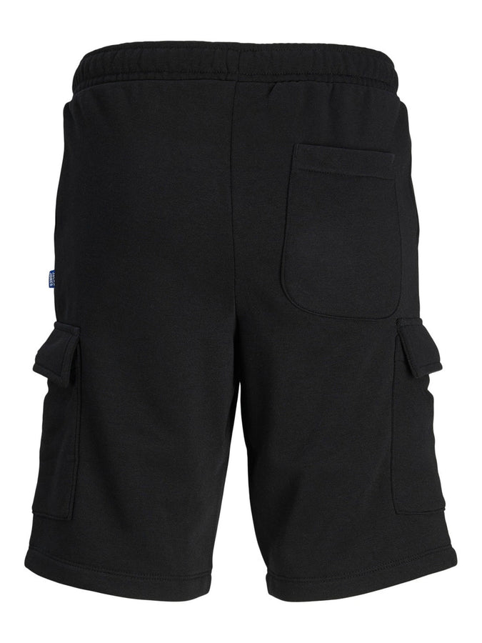 Jack Jones Bradley Sweat Cargo Shorts Spring 2026 | BLACK