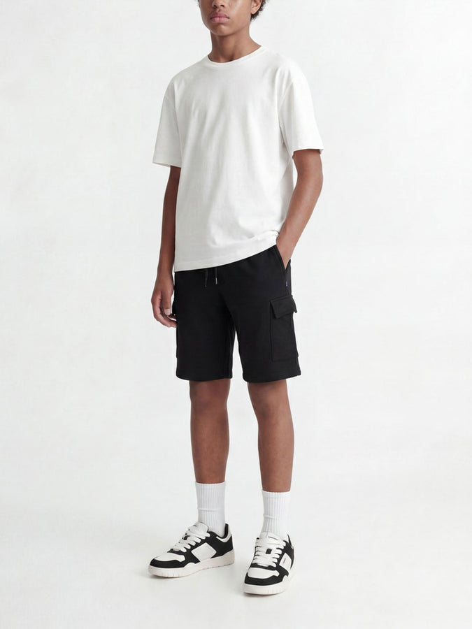 Jack Jones Bradley Sweat Cargo Shorts Spring 2026 | BLACK