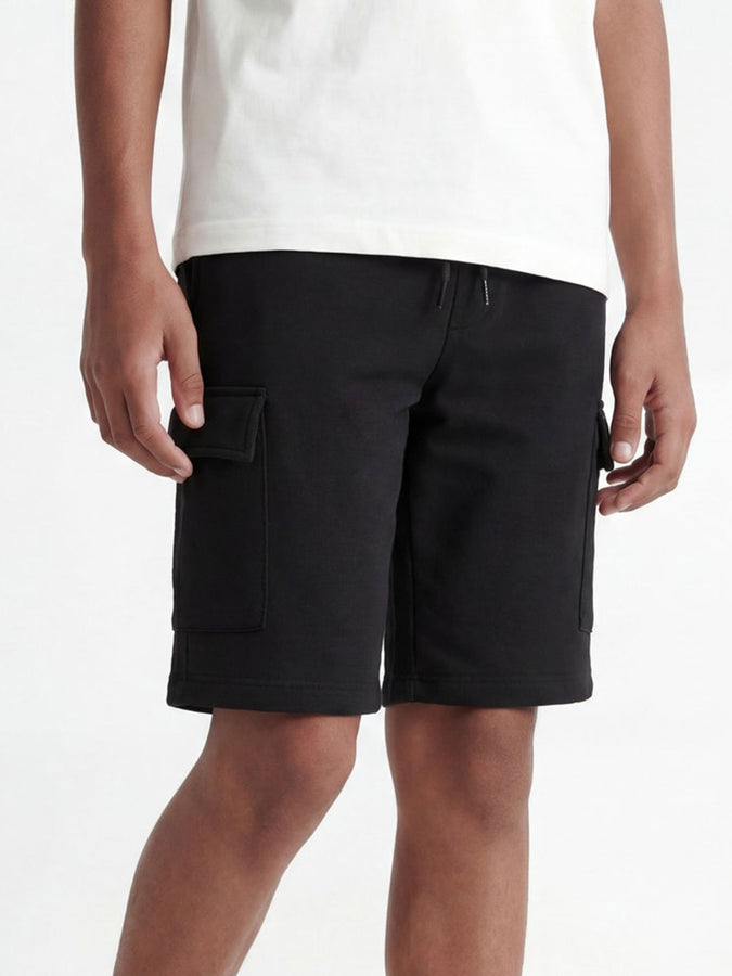Jack Jones Bradley Sweat Cargo Shorts Spring 2026 | BLACK