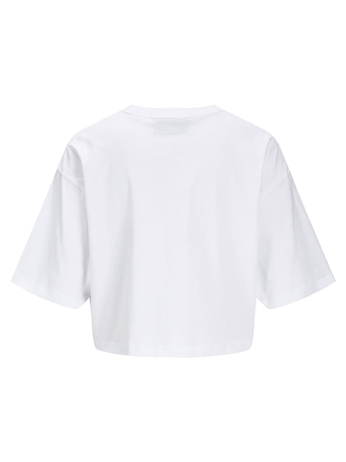 JJXX Andrea Loose Crop T-Shirt Spring 2026 | BRIGHT WHITE