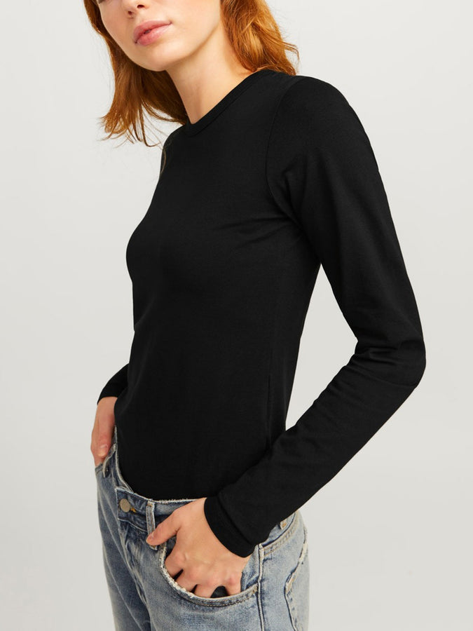 Jjxx Celine Gigi Long Sleeve T-Shirt Fall 2026 | BLACK