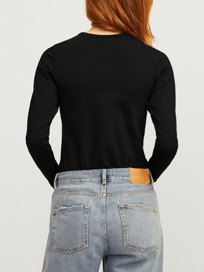 Jjxx Celine Gigi Long Sleeve T-Shirt Fall 2026 | BLACK