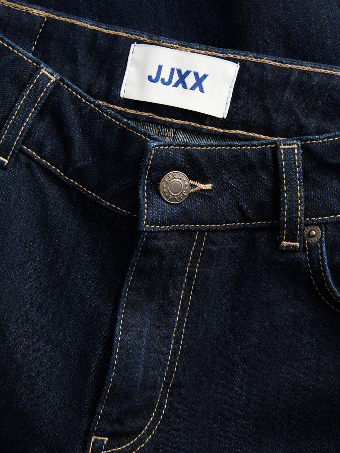 JJXX Fuji Barrel Jeans Spring 2026 | DARK BLUE DENIM