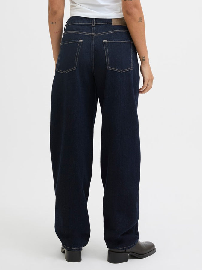 JJXX Fuji Barrel Jeans Spring 2026 | DARK BLUE DENIM