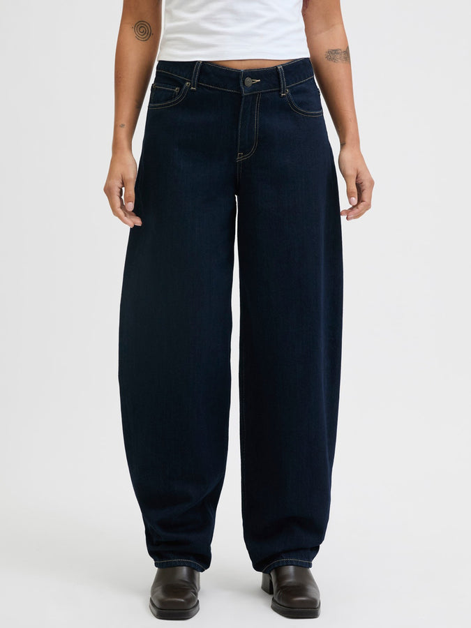 JJXX Fuji Barrel Jeans Spring 2026 | DARK BLUE DENIM