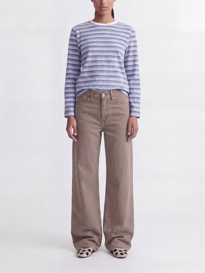 JJXX Sophia Boxy Stripe Long Sleeve T-Shirt Fall 2026 | WILD WIND