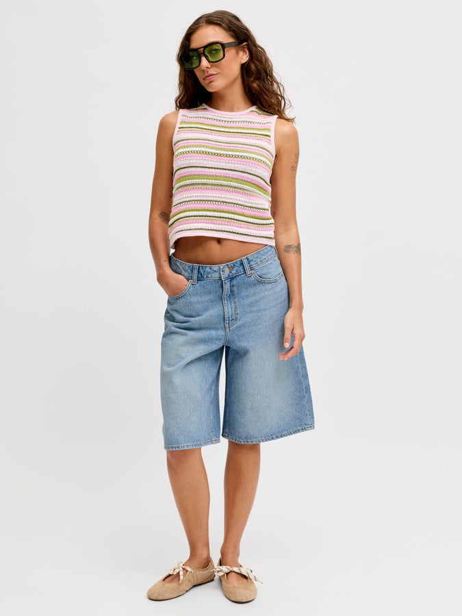 JJXX Tokyo Long Shorts Spring 2026 | MEDIUM BLUE DENIM