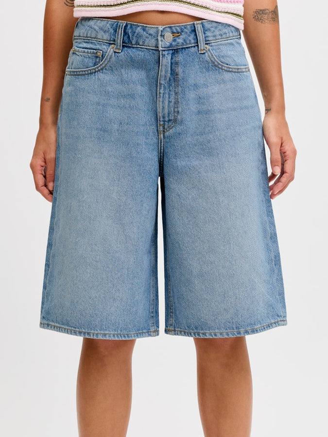 JJXX Tokyo Long Shorts Spring 2026 | MEDIUM BLUE DENIM