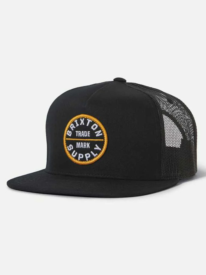 Brixton OATH Trucker Hat | BLACK/BLACK