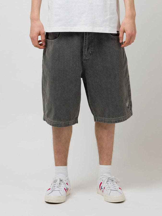 Loviah Jhort Denim Shorts Spring 2026 | GREY STONEWASH