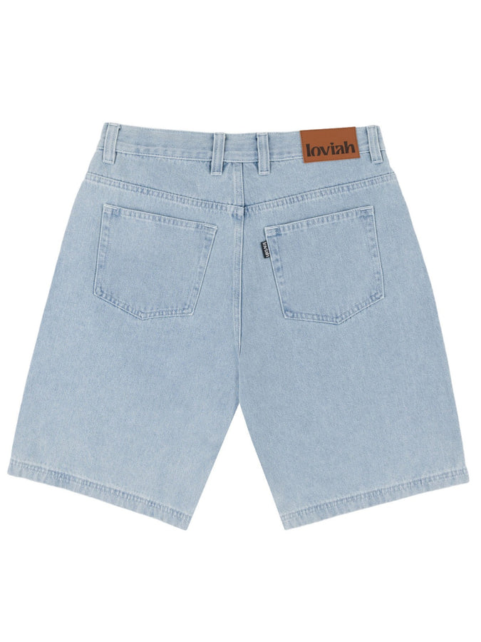 Loviah Jhort Denim Shorts Spring 2026 | WHITE BLUE WASH