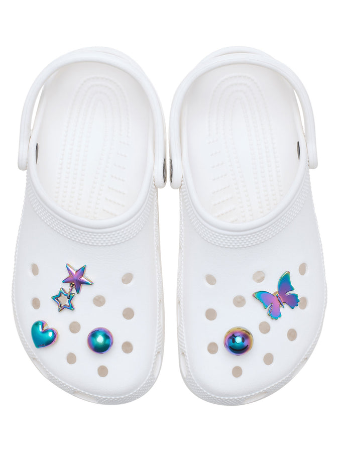 Crocs Iridescent Meta 5 Pack Jibbitz | MULTI (000)
