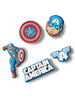 Crocs Captain America 5 Pack Jibbitz
