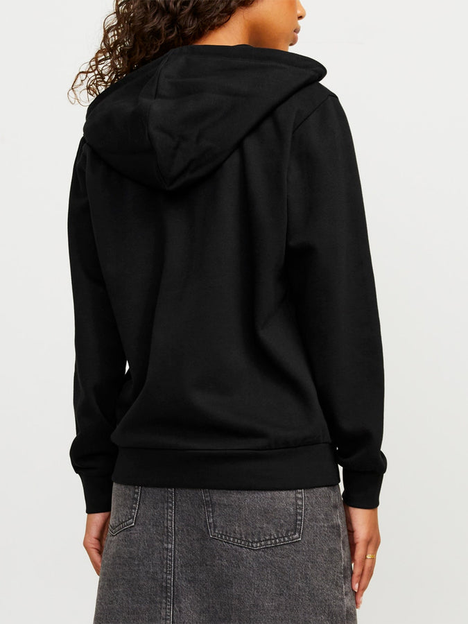 JJXX Abbie Zip Hoodie Spring 2026 | BLACK
