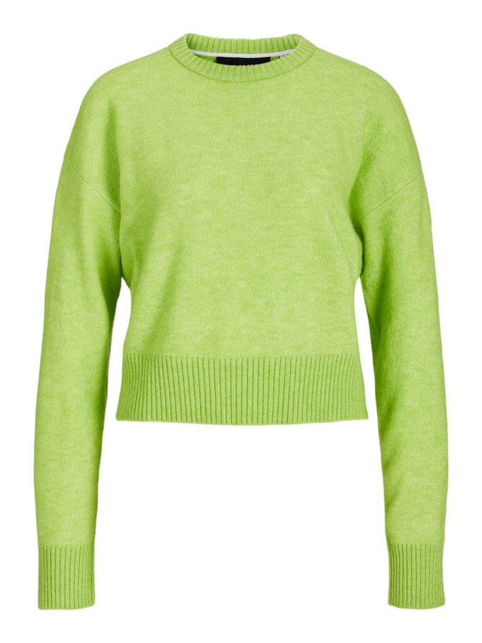 JJXX Adina Sweater Spring 2025 | PARROT GREEN