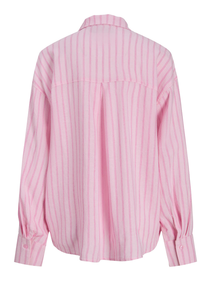 JJXX Almira Long Sleeve Buttondown Shirt Spring 2026 | PINK LADY