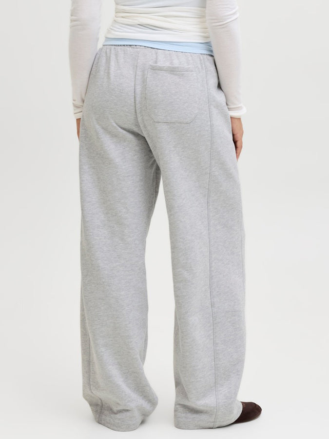 JJXX Cora Wide Barrel Sweatpants Spring 2026 | LIGHT GREY MELANGE