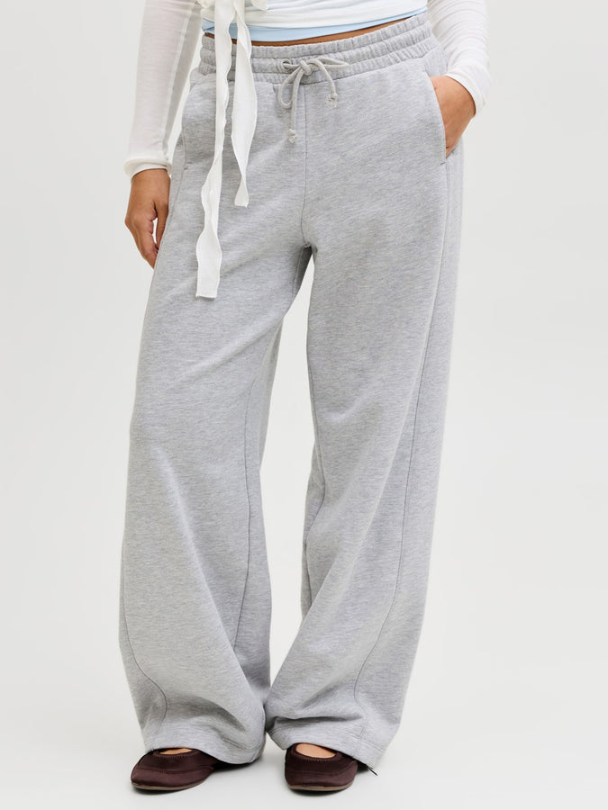 JJXX Cora Wide Barrel Sweatpants Spring 2026 | LIGHT GREY MELANGE
